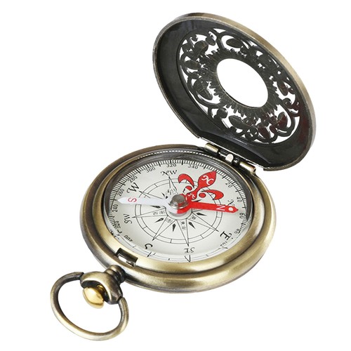 Antique vintage compass with - antique,