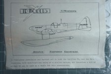 SUPERB 1/72 IR MODEL # RARE HARD TO FIND VACFORM SPITFIRE FLOAT PLANE CONVERSION