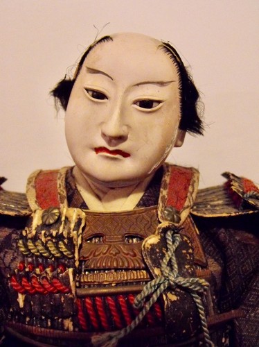 Antique japanese samurai - antique, doll