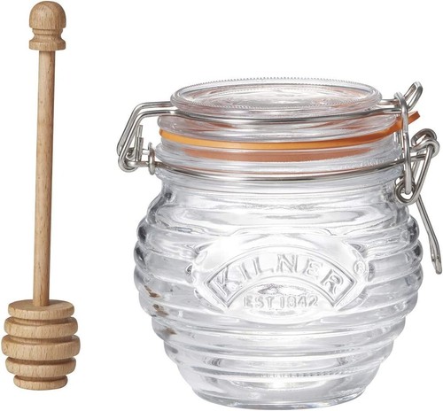 Kilner glass honey pot with - kilner,