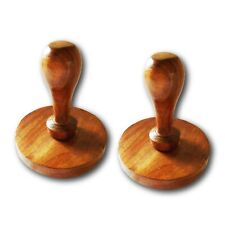 Chapati Press Roti Fluffer Wooden Paratha Indian Datta Press Pau Bhaji Press 2PK