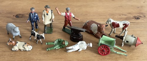 Antique vintage miniature lead - vintage,