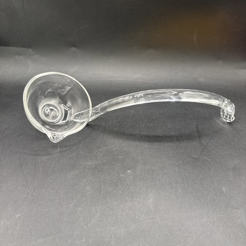 Vintage clear glass flat - clear,