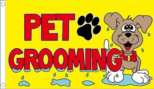 Pet grooming flag - pet, 5'