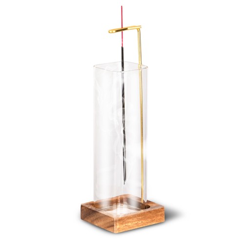 Wooden incense holder ash - incense,