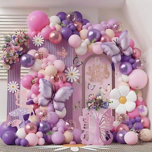 Butterfly balloon arch kit - arch,