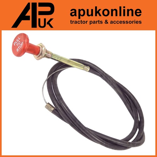 Red engine stop pull - red, for