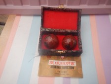 Vintage Chinese Baoding Balls Musical Chime Stress Relievers Health Meditation