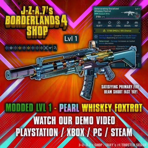 Borderlands modded lvl - modded,