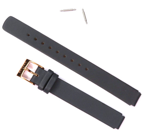 Watch band leather grey skagen - watch,