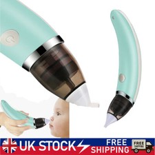 Electric Baby Silicone Nasal Aspirator Vacuum Sucker Nose Mucus Snot Cleaner UK