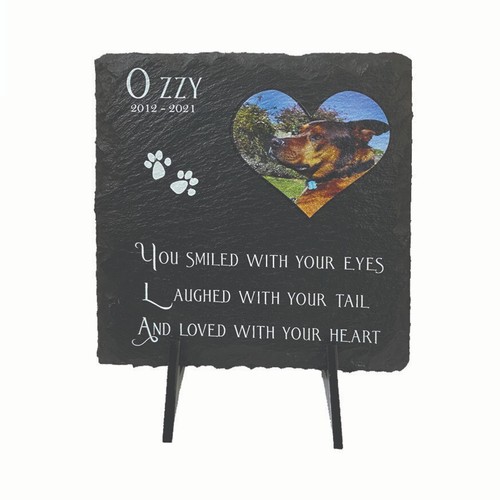 Personalised slate pet