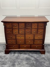 Solid Mahogany 23-drawer