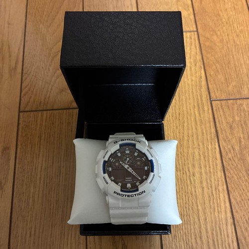 Casio shock 100b - g-shock, ga-100b-7ajf
