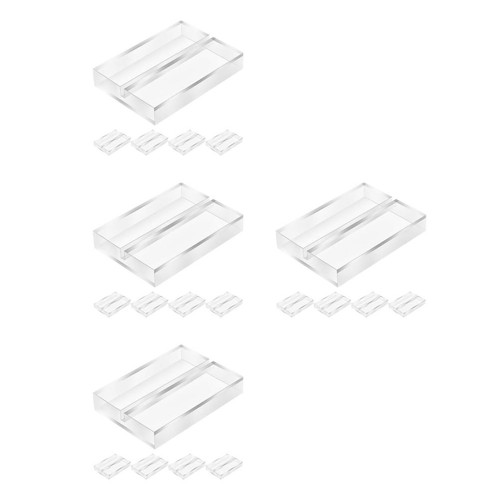 20pcs transparent acrylic - transparent,