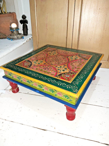 Hand painted wooden indian - hand,