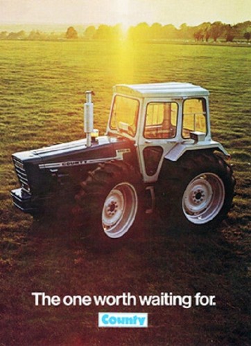 Vintage county tractor - vintage,