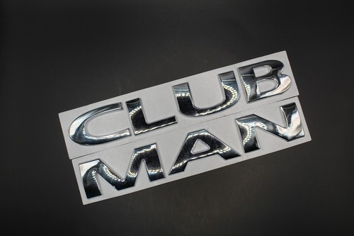 Metal chrome silver clubman - metal,