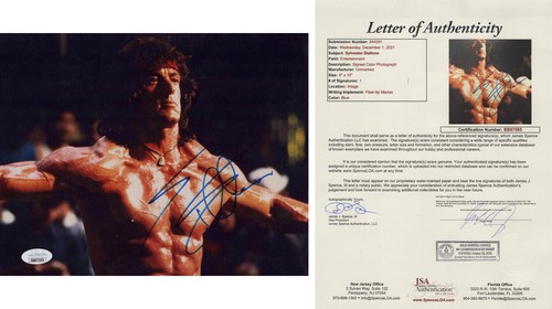 Rare sylvester stallone signed - rare,