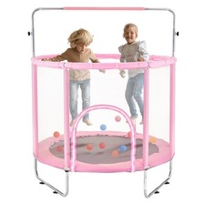 Uimoso 55" Trampoline for Kids Mini Toddler Trampoline with Net Indoor Outdoor