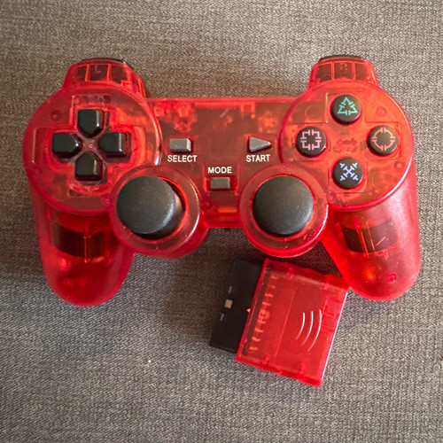 Red wireless controller usb - +,