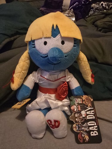 Bad day smurf plush toy - day,