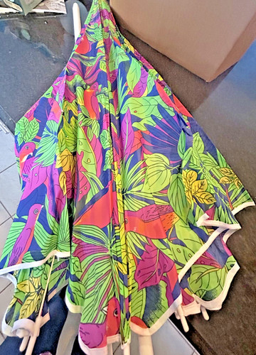 Vintage tropical parrot beach - vintage,