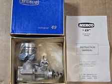 Vintage 1963 MERCO 49 RC Glow Plug Multi Speed Engine NEW IN BOX