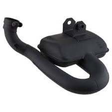 Vespa PX 125 150 SIP Road 3 Performance Racing Exhaust in Black 009667