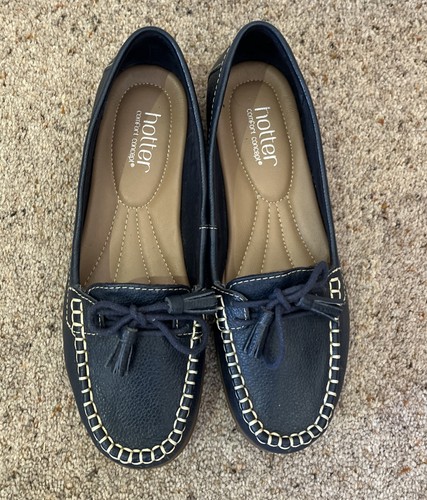 Hotters honiton navy leather - hotters,