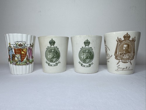 Coronation beaker king - beaker, x4
