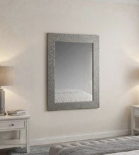 Mosaic Effect Silver Wall