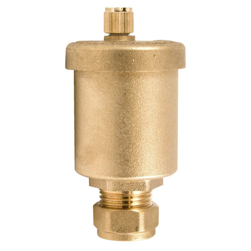 Brass bottle air - air, 15mm