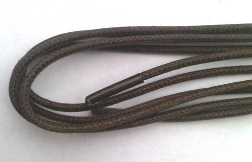 Shoe laces brown 80cm fine - shoe,