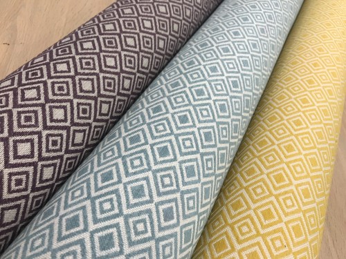 Geometric diamond tapestry