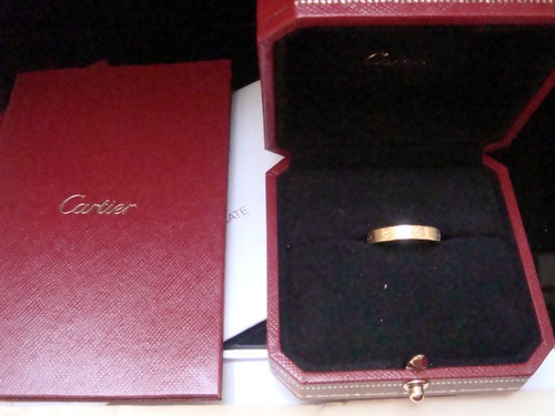18ct cartier love ring - 18ct,
