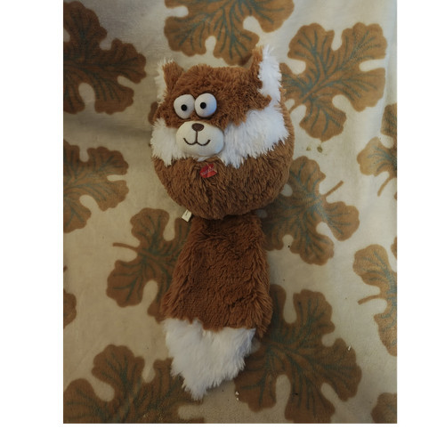 Medium brown white fox - medium, plush