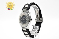 [ NEAR MINT ] Cartier Autoscaph 21 Auto 2427 Black Silver Day Watch Men's JAPAN