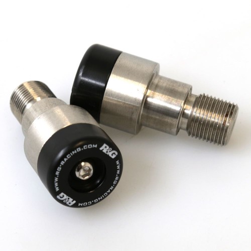 Bar end slider silver - end,