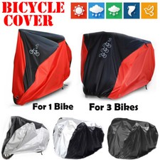 Single/Double/Triple Bicycle Bike Cycle Cover Waterproof Rain Dust UV Protection