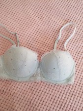 Pretty Sparkly Pale Aqua Lace