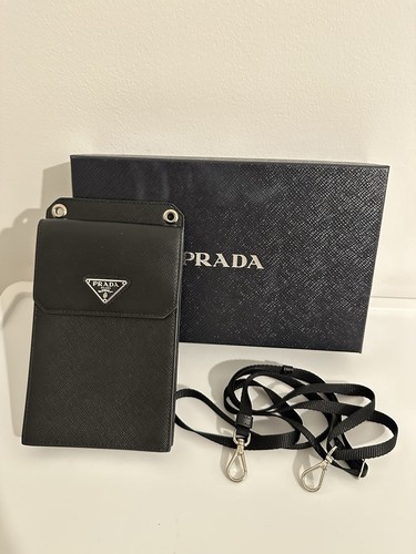 Used prada saffiano black - used,