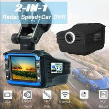 2in1 HD 1080P Car DVR Camera Recorder Radar Laser Speed Detector Dash Camera
