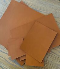 London Tan Vegetable Tanned Leather 3 mm thick Remnants Craft Repair pieces