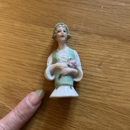 Antique porcelain lady - antique,