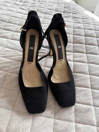 Woman zara black - woman’s, suede