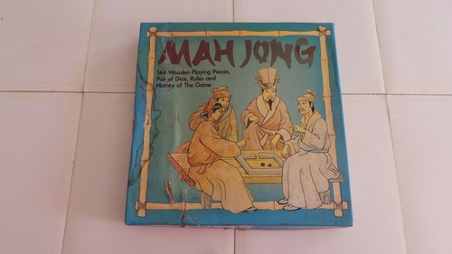 Vintage mah jong wooden - ms,