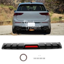 Glossy Black Rear Bumper Lip