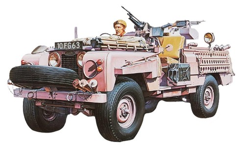Tamiya 300035076 land rover - land,