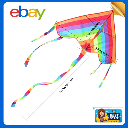 Easy fly rainbow kite - kite, outdoor